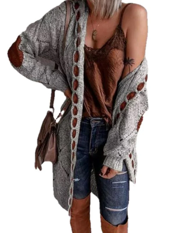 Women's Long Sleeve Midi Knit Cardigan